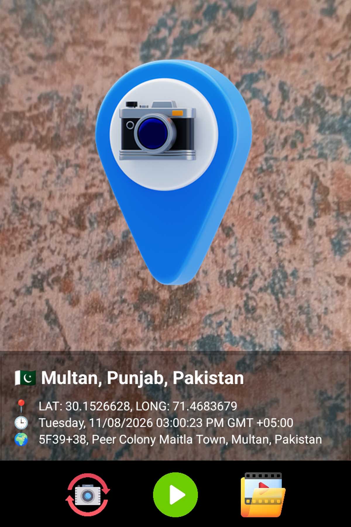 GPS Camera photo capture