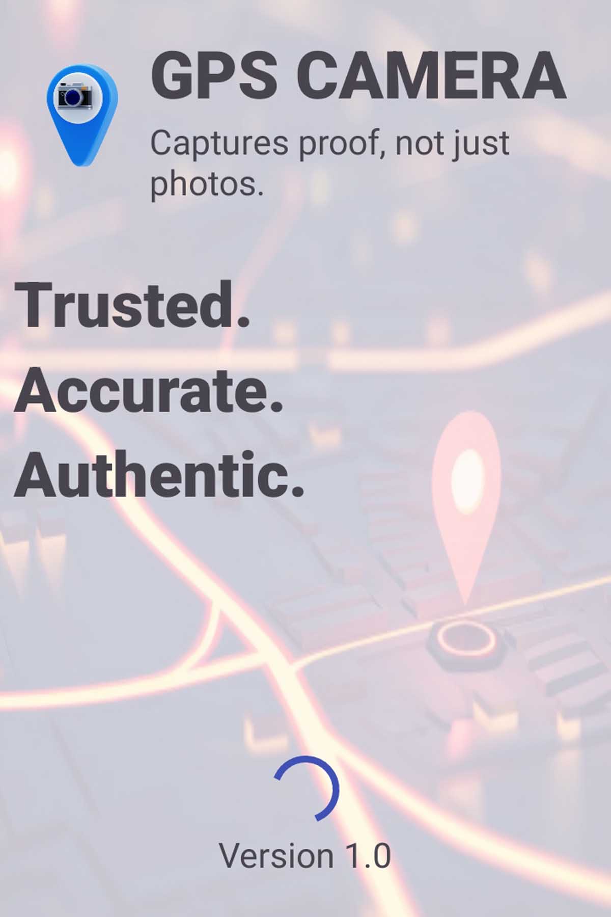 GPS Camera live location camera screen